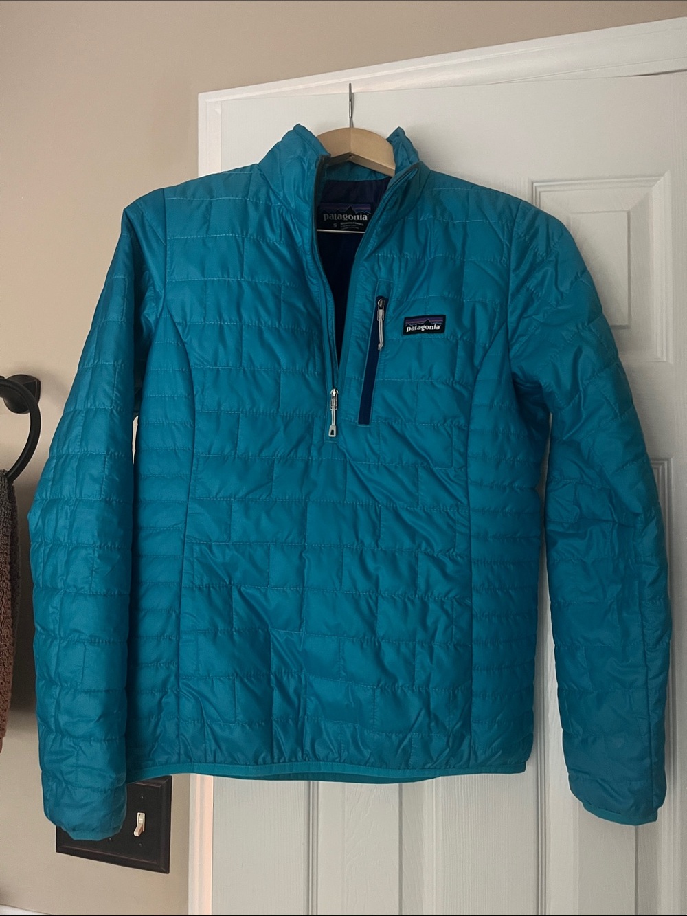 Patagonia 1/4 zip Nano Puff sweater